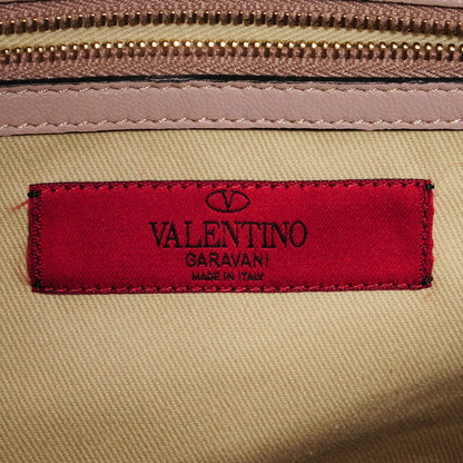 Valentino Garavani Nappa Crystal B Diamond Tote Light Pink 8 of 9