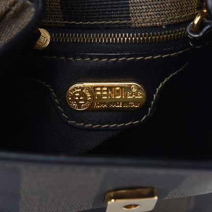 Fendi Coated Canvas Pequin Backpack Tobacco 6 of 7