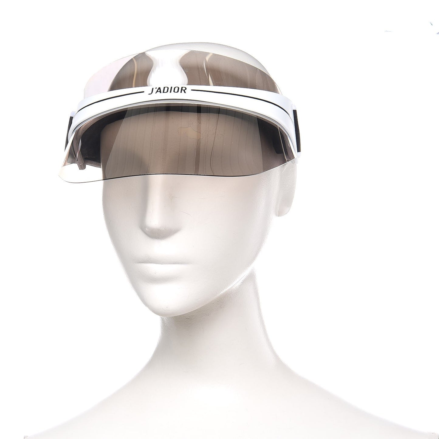 Mirrored DiorClub1 Sun Visor Silver