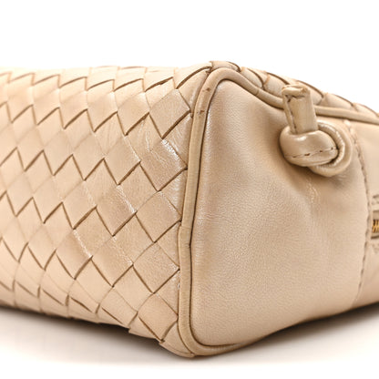 Bottega Veneta Metallic Nappa Intrecciato Mini Crossbody Rose Gold 10 of 10
