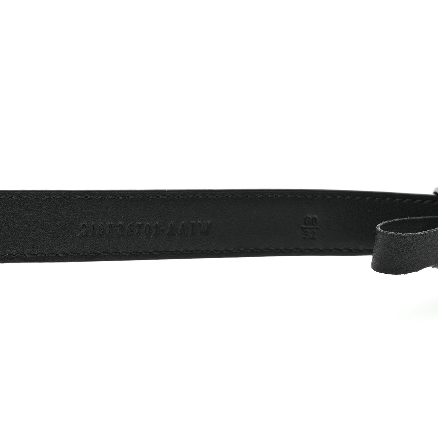 Vitello King FF 2CM Belt 80 32 Black