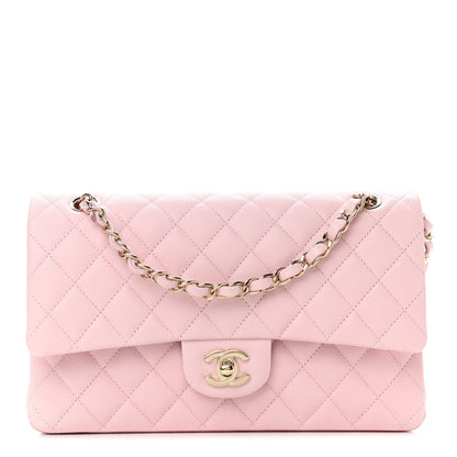 Chanel Caviar Quilted Medium Double Flap Light Pink 1 of 10