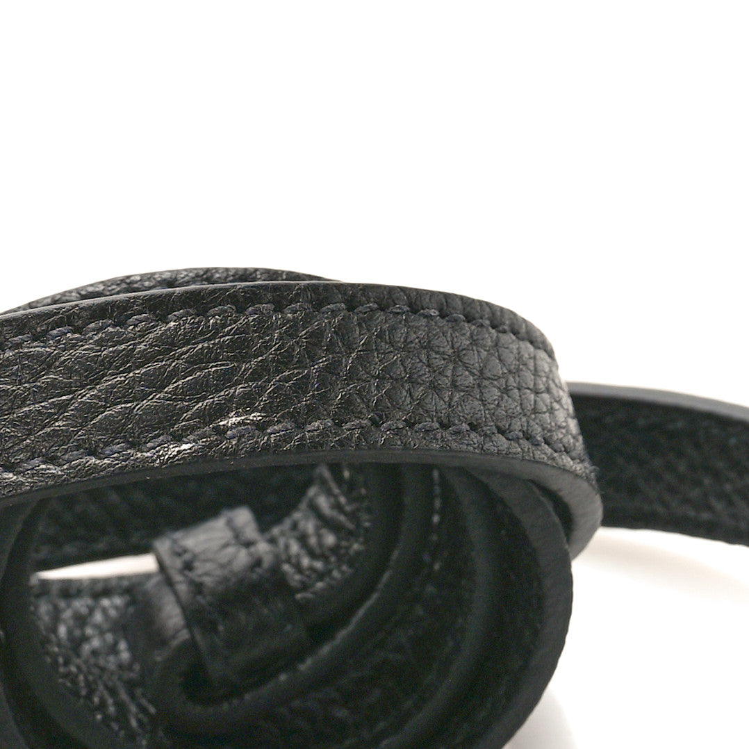Vitello Daino Soft Camera Crossbody Black