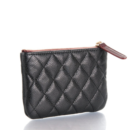 Chanel Caviar Quilted Small Cosmetic Case Black 3 of 7
