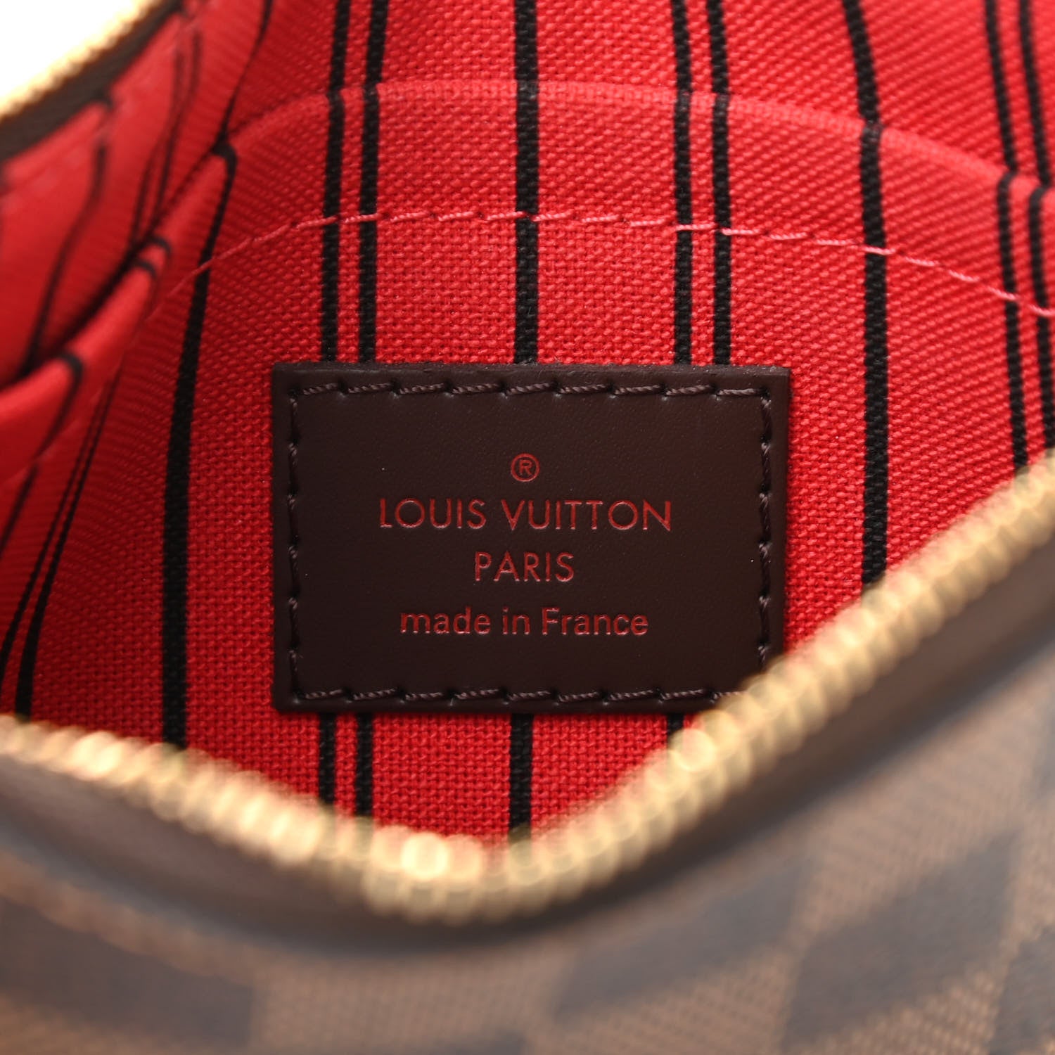 Louis Vuitton Damier Ebene Neverfull PM Pochette 6 of 7