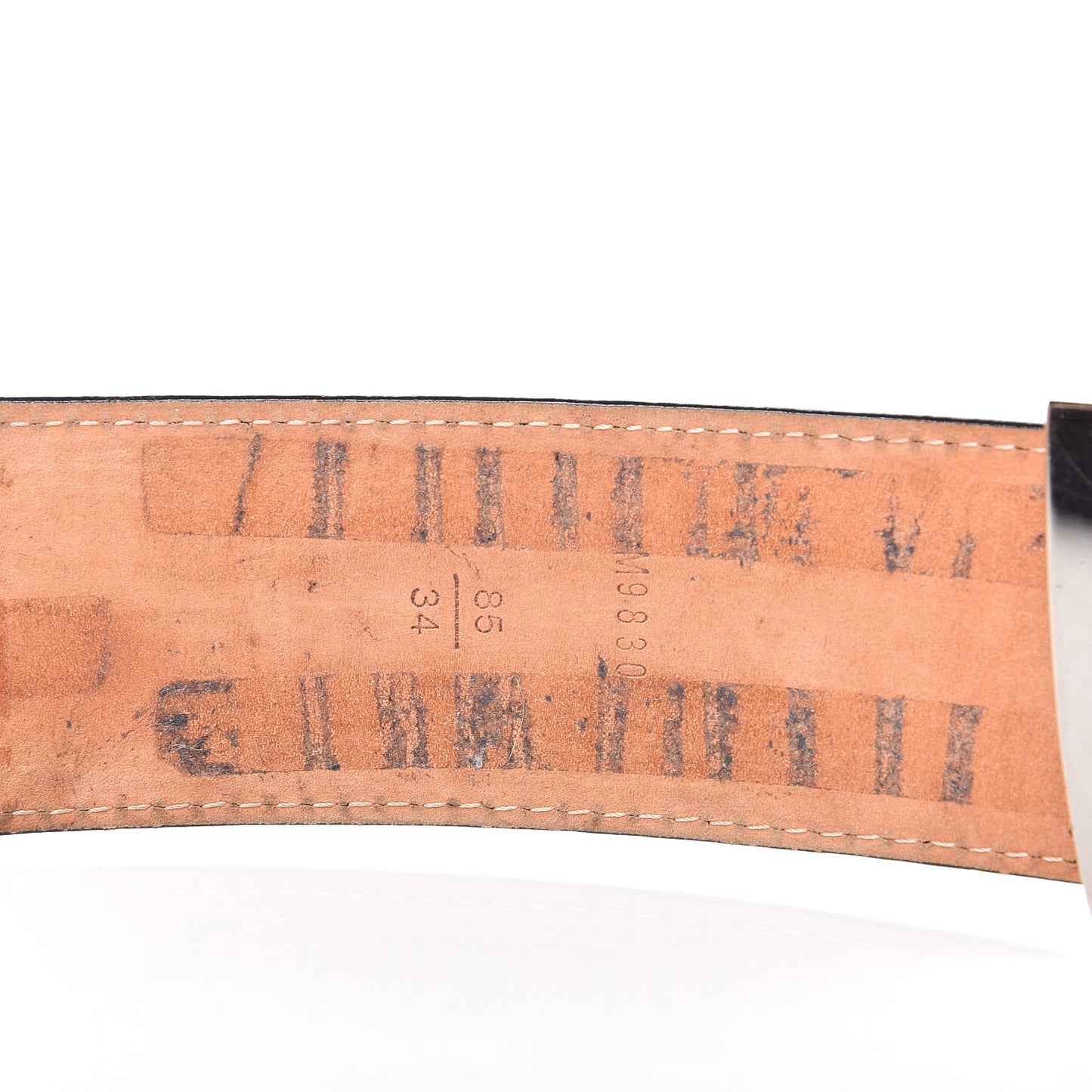 Epi Electric 40mm LV Initiales Belt 85 34 Black