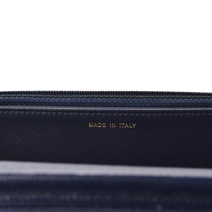 Chanel Caviar Quilted Wallet On Chain WOC Navy Blue 11 of 13