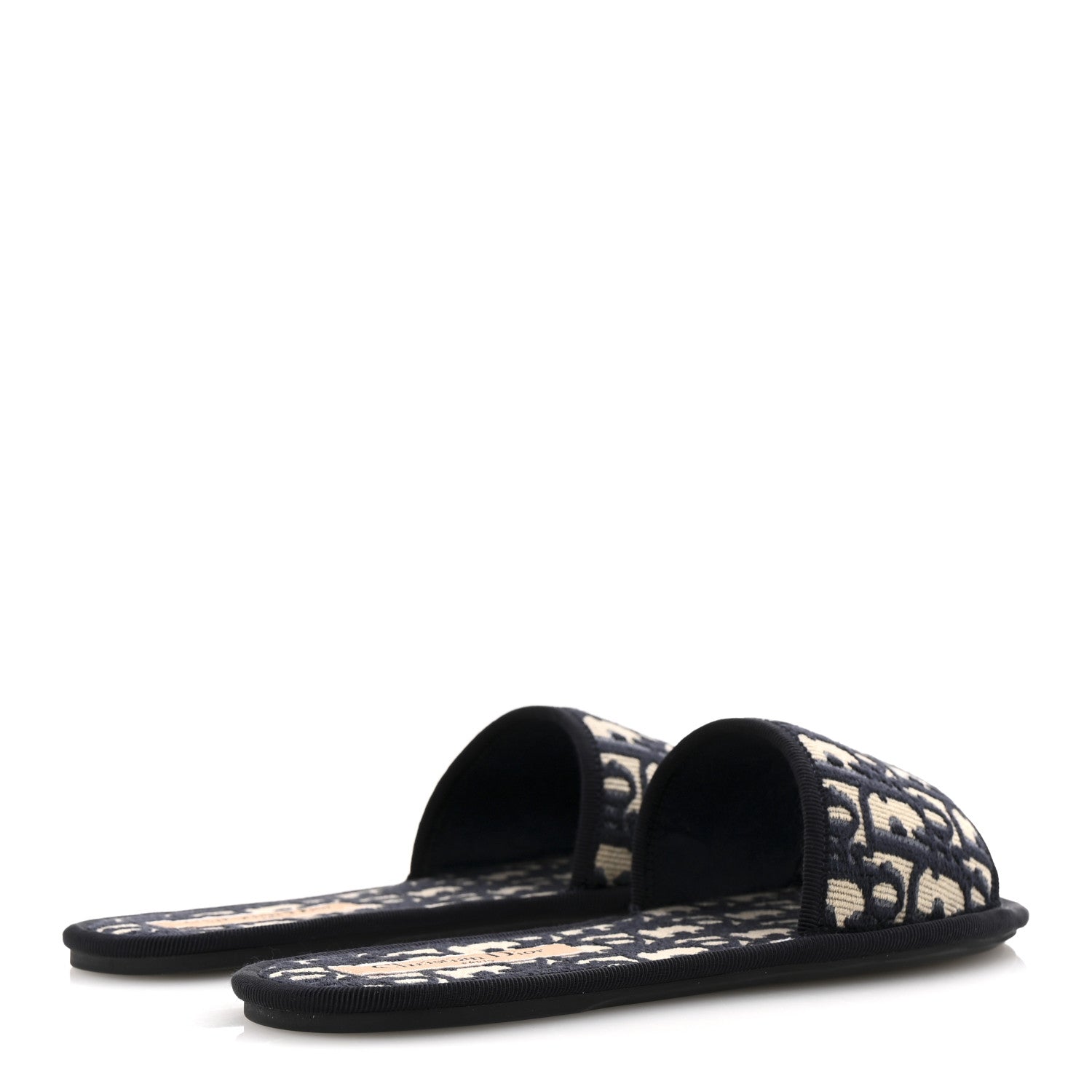 Christian Dior Velvet Oblique Chez Moi Sandal 36 Deep Blue 5 of 10
