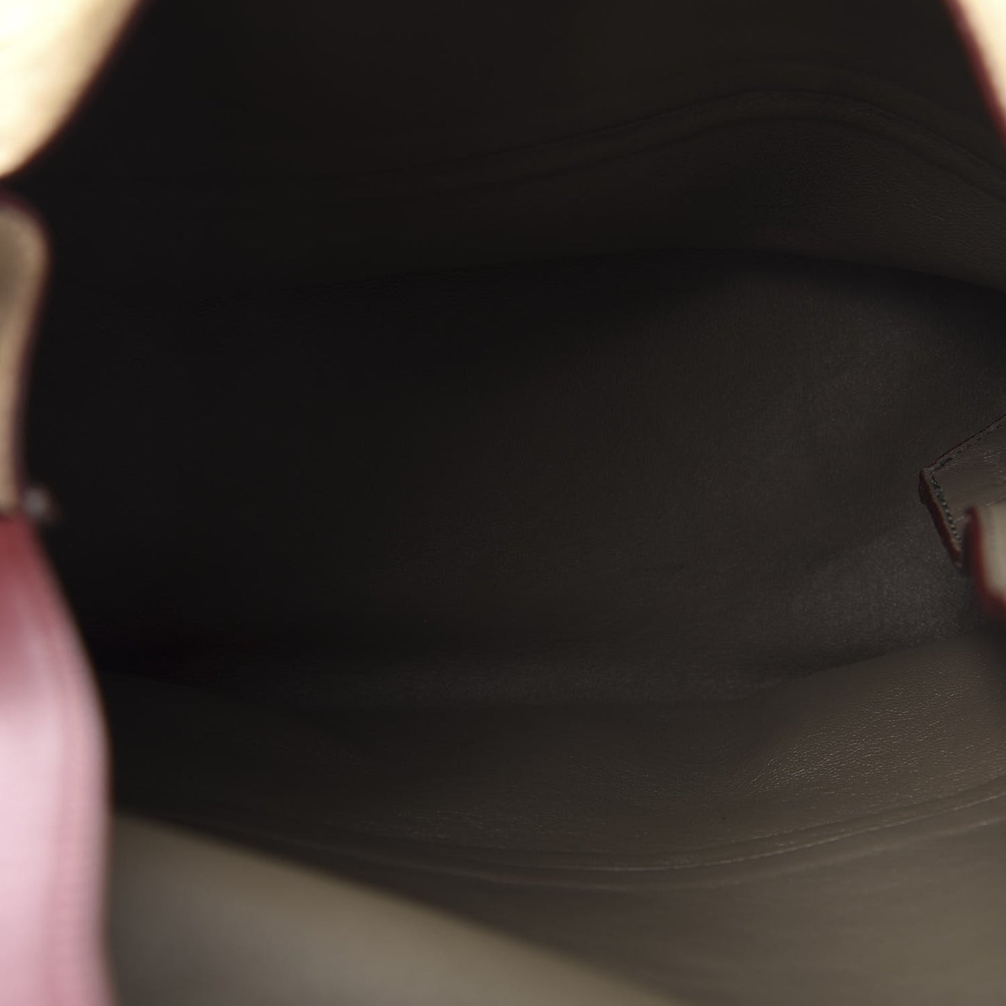 Calfskin Suede All Soft Shoulder Bag Burgundy