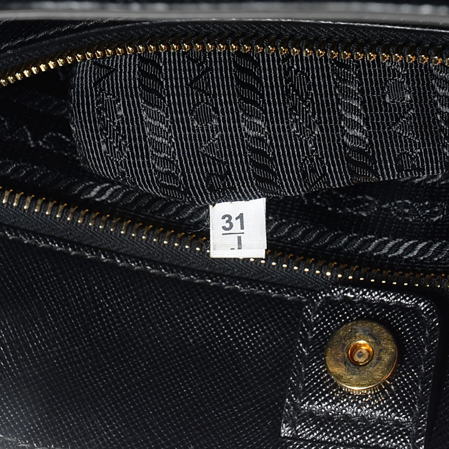 Prada SAFFIANO Lux Large Tote Nero Black 9 of 12