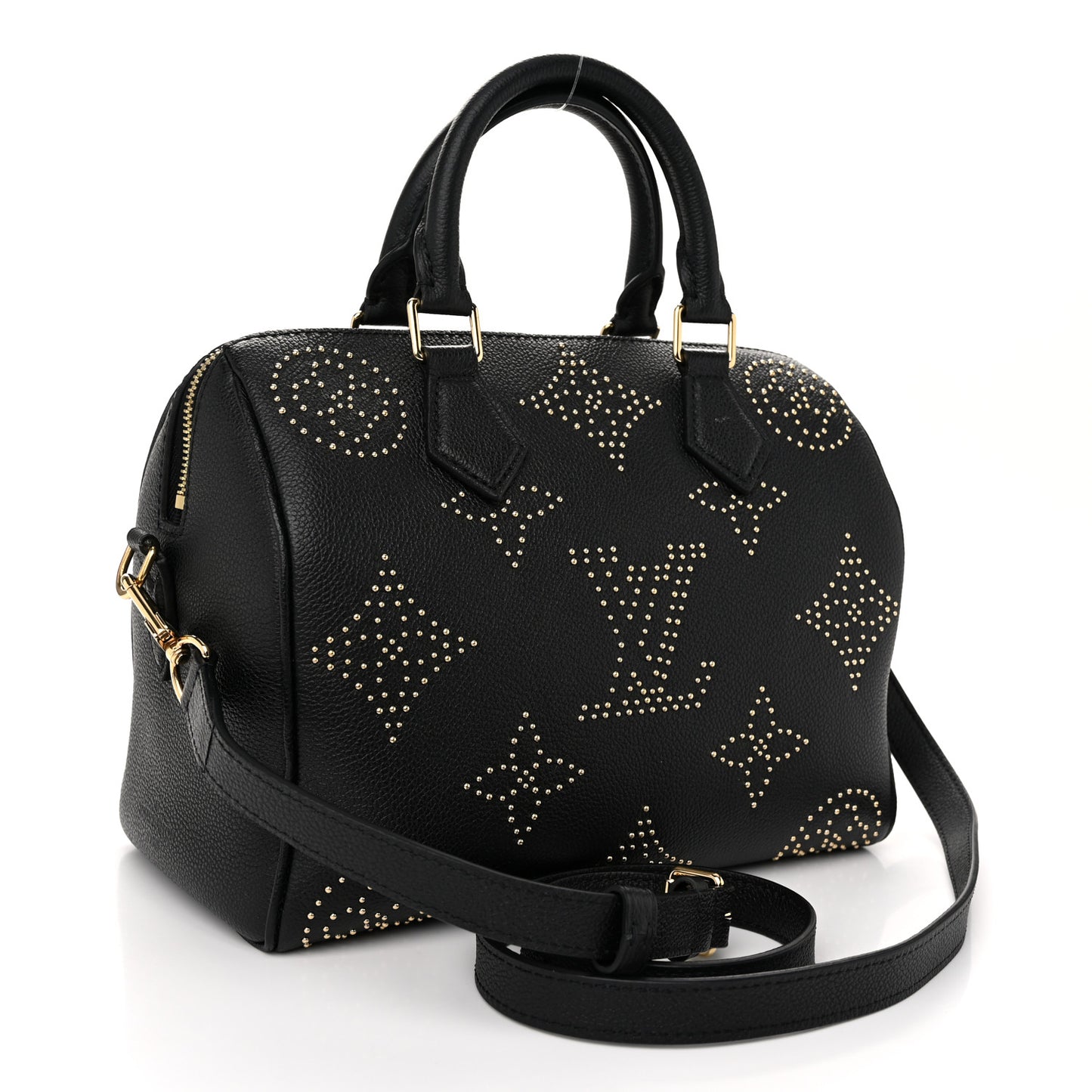Empreinte Monogram Giant Studded Speedy Bandouliere 25 Black