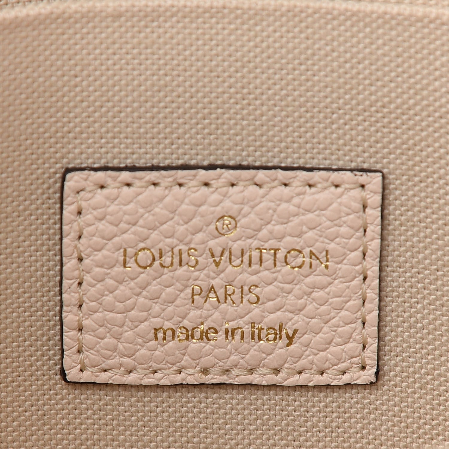 Louis Vuitton Empreinte Monogram Giant By The Pool Felicie Pochette Chain Wallet Cream Saffron 7 of 9