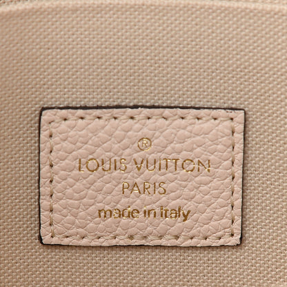 Louis Vuitton Empreinte Monogram Giant By The Pool Felicie Pochette Chain Wallet Cream Saffron 7 of 9