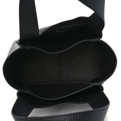 Prada Vitello Daino Soft Mini Dynamique Tote Black 4 of 8