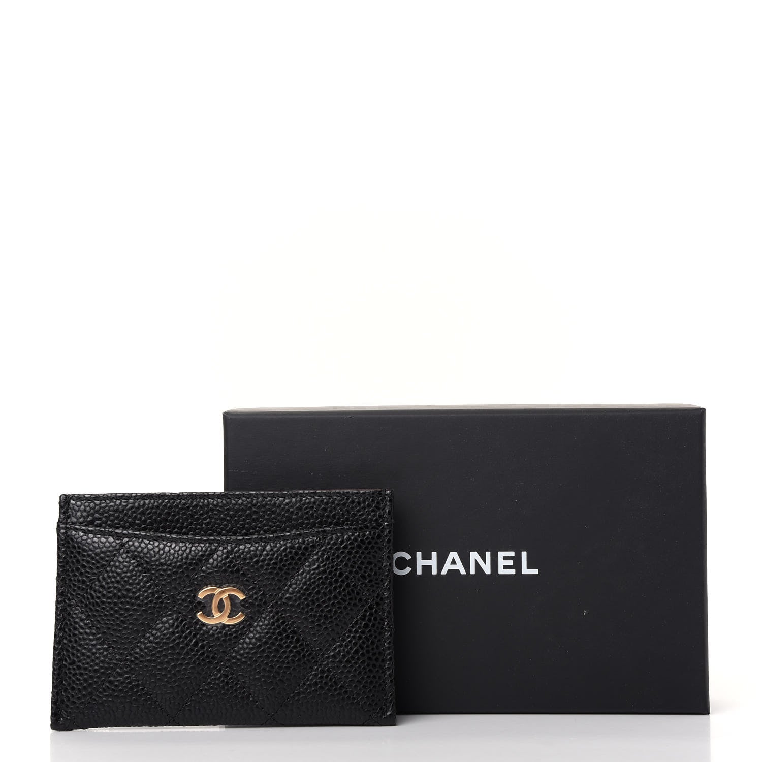 Chanel Caviar Quilted Card Holder Black 8 of 8