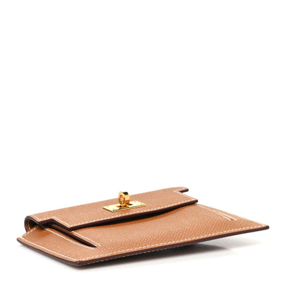 Hermes Epsom Kelly Pocket Compact Wallet Gold 4 of 10