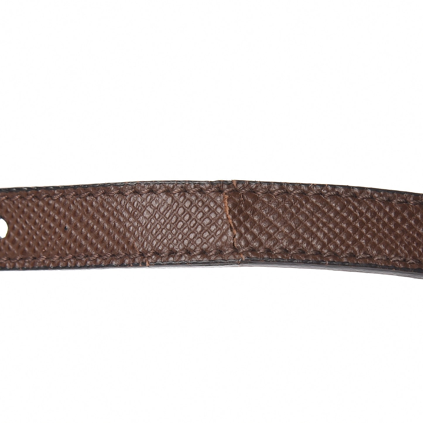 Saffiano Cuir Large Double Bag Cacao