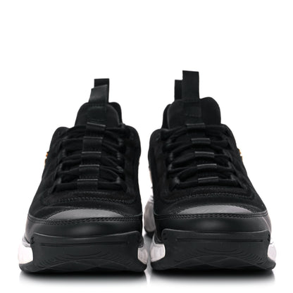 Chanel Velvet Calfskin Mixed Fibers CC Sneakers 38 Black 2 of 9
