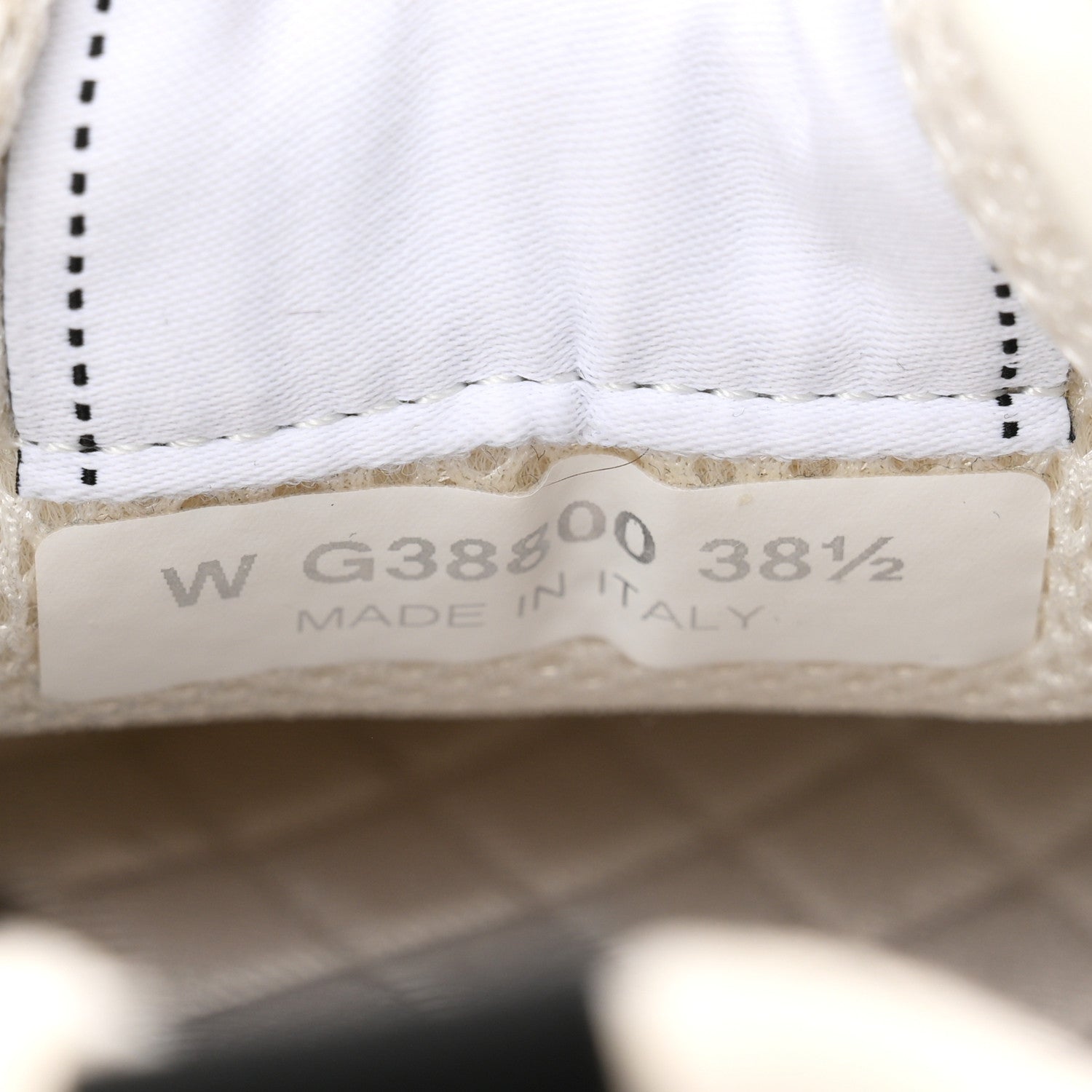 Chanel Calfskin Mesh Lycra Suede Womens Logo Sneakers 38.5 White 8 of 10