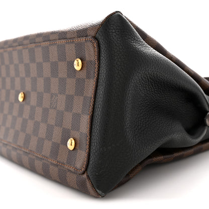 Louis Vuitton Cuir Taurillon Damier Ebene Normandy Black 10 of 12