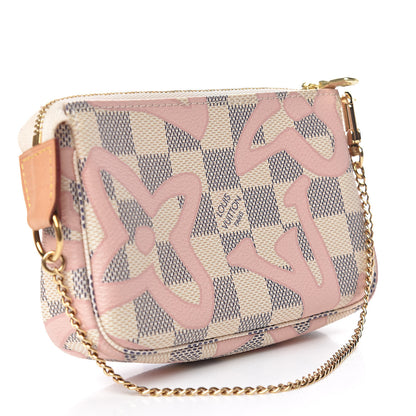 Louis Vuitton Damier Azur Tahitienne Mini Pochette Accessories 3 of 8