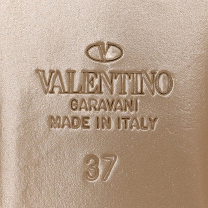 Valentino Garavani Nappa Roman Stud Flat Slide Sandals 37 Giacinto 6 of 14