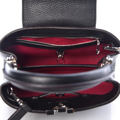 Louis Vuitton Taurillon Capucines BB Black 5 of 9