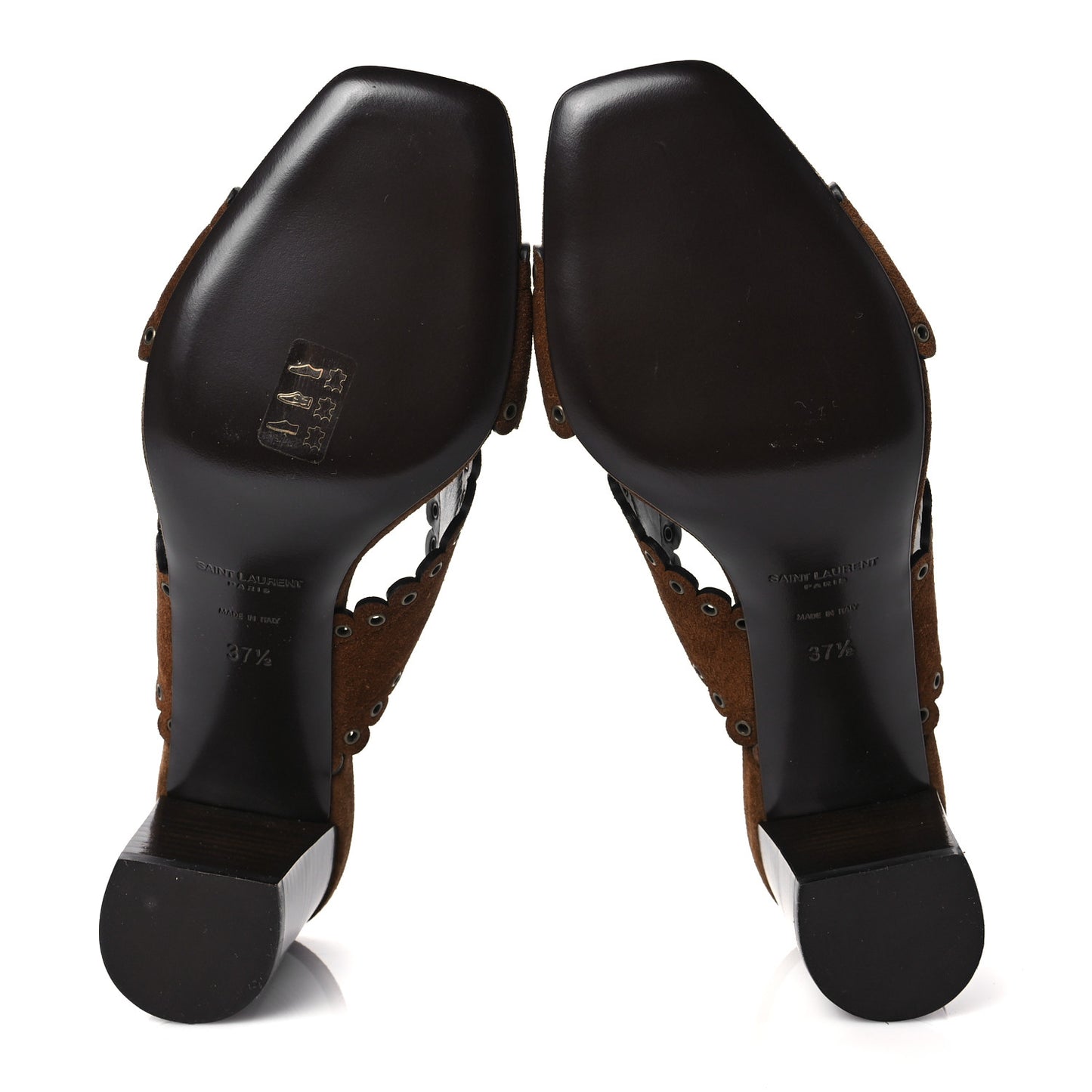 Suede Eyelet LouLou 70 Mules 37.5 Land