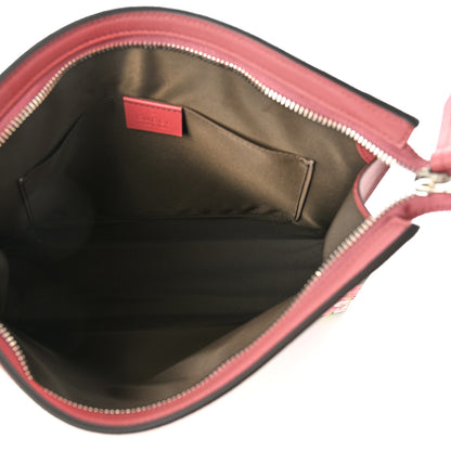Gucci GG Supreme Monogram Blooms Large Cosmetic Case Beige Multicolor Dry Rose 5 of 7