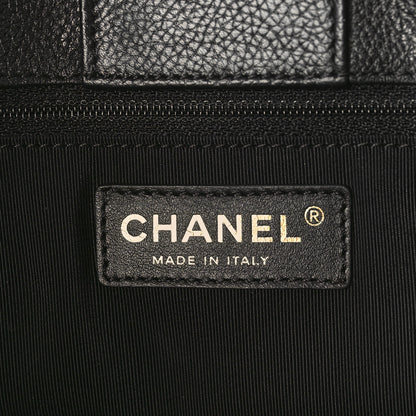 Chanel Caviar Medium Cerf Executive Shopper Tote Black 7 of 10