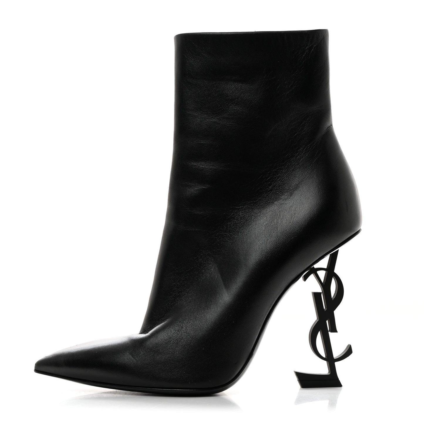 Calfskin Opyum Ankle Boots 38.5 Black