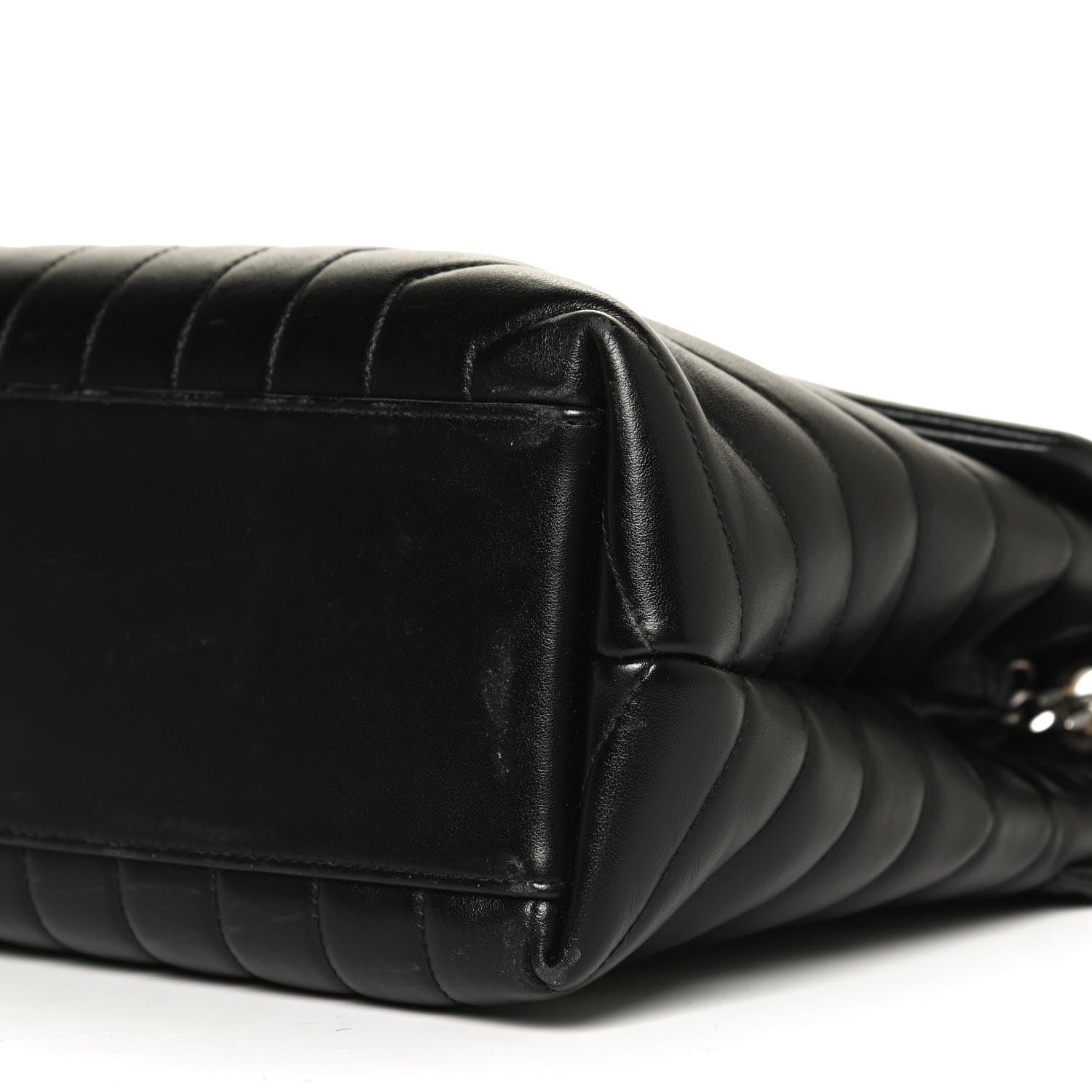 Saint Laurent Calfskin Y Quilted Monogram Medium Loulou Chain Satchel Black 11 of 13
