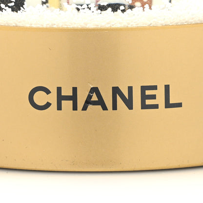 Chanel Glass N°5 Perfume Bottle Snow Globe Gold 7 of 9