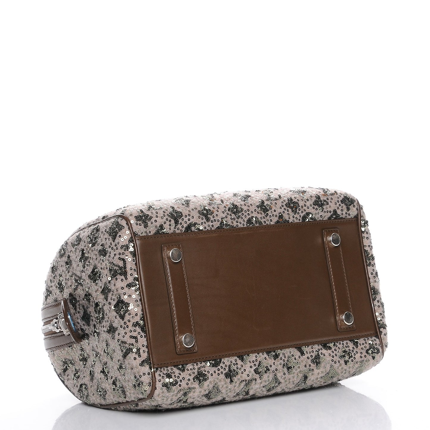 Sequin Monogram Sunshine Express Speedy Kaki