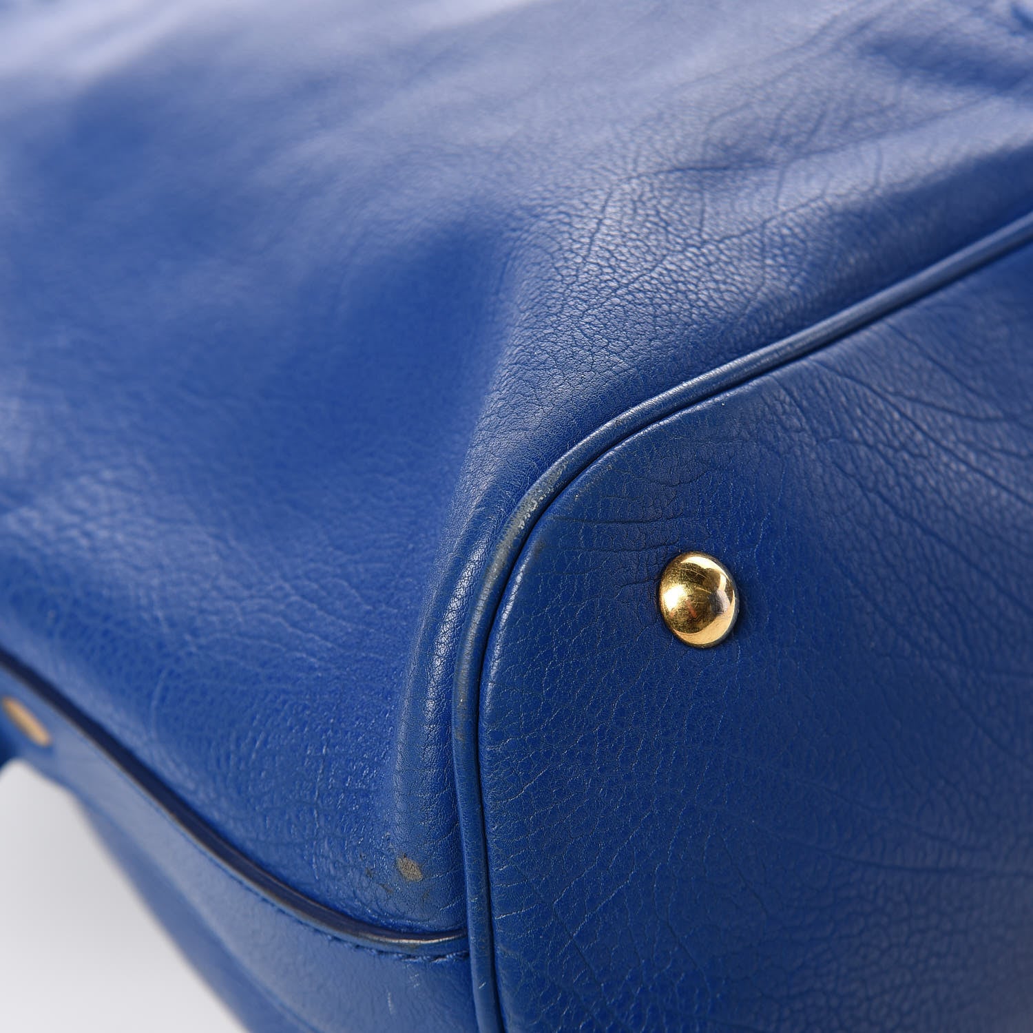 Saint Laurent Calfskin Oversized Muse Blue 7 of 13