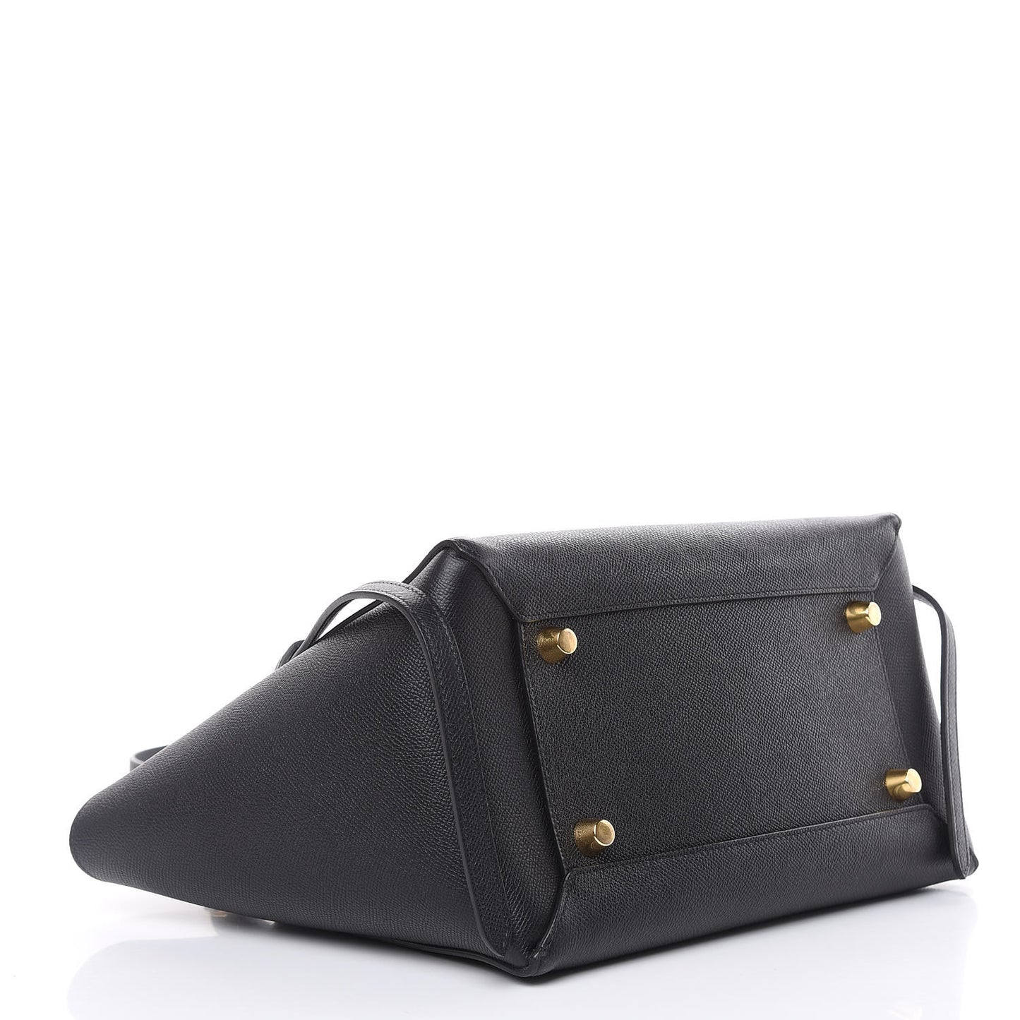 Baby Grained Calfskin Mini Belt Bag Black