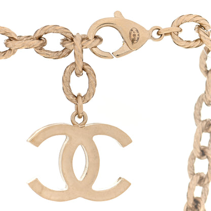 Chanel CC Medallion 100 Anniversary Chain Necklace Gold 4 of 4