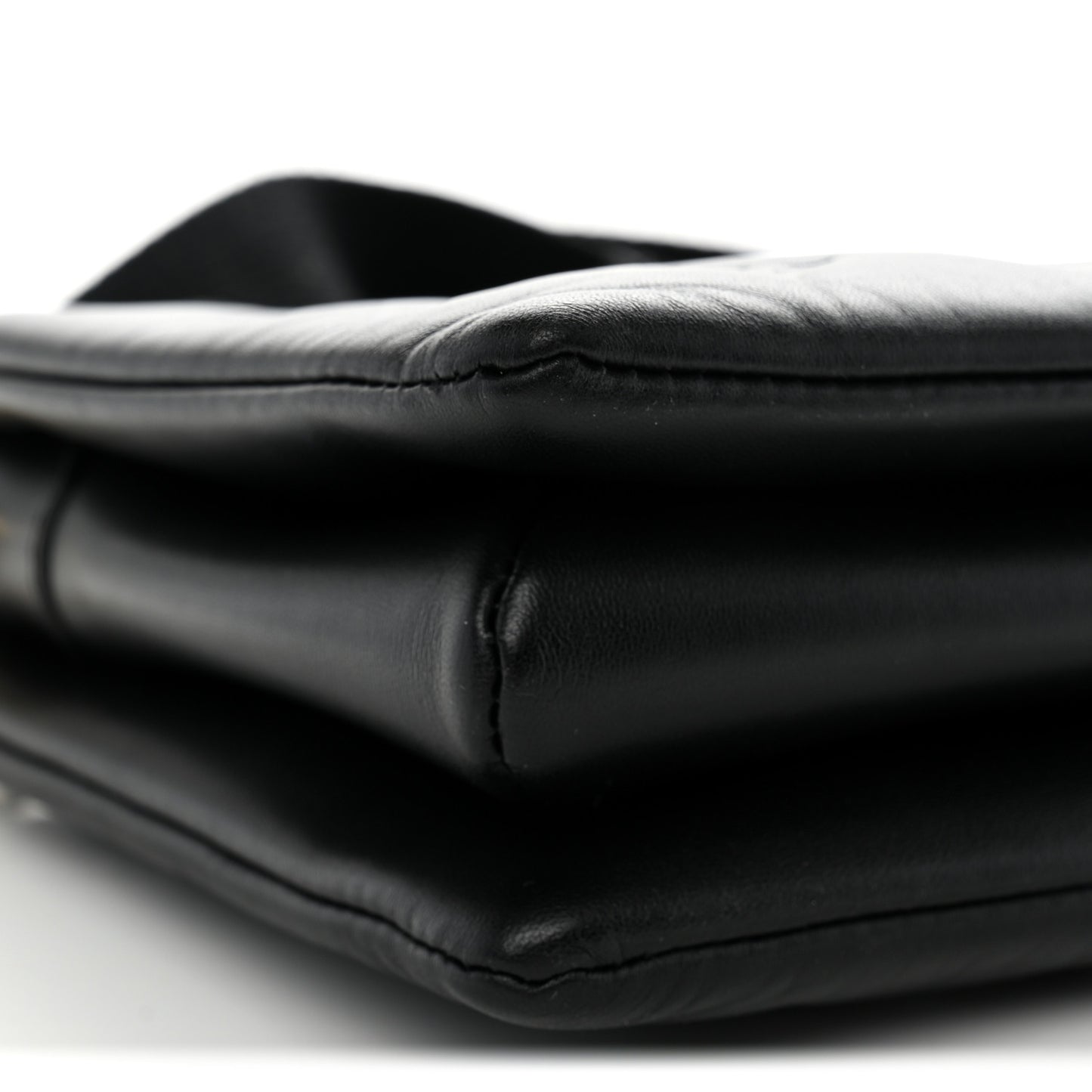 Lambskin Embossed Monogram Coussin PM Black