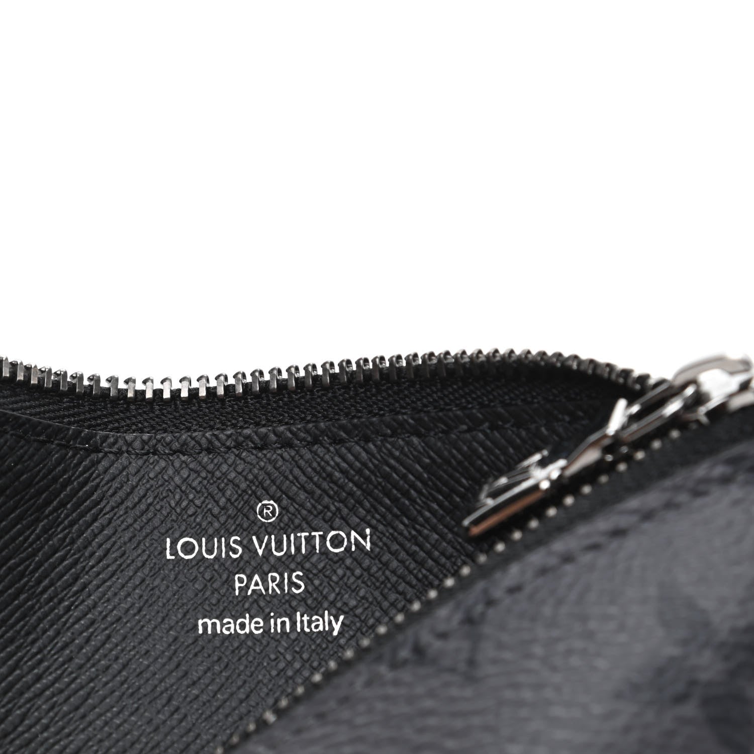 Louis Vuitton Reverse Monogram Eclipse Taiga Coin Card Holder 6 of 7