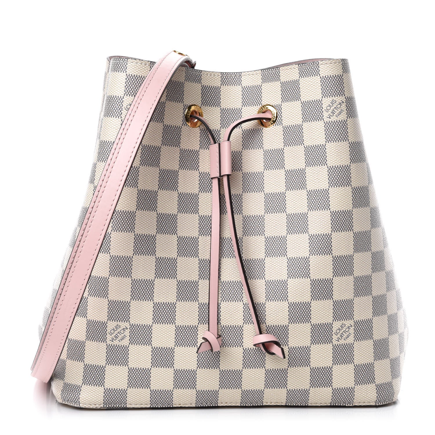 Louis Vuitton Damier Azur Neonoe MM Eau De Rose 1 of 9