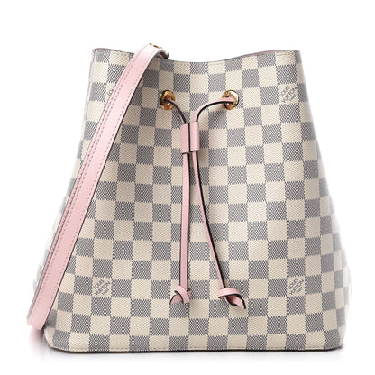 Louis Vuitton Damier Azur Neonoe MM Eau De Rose 1 of 9