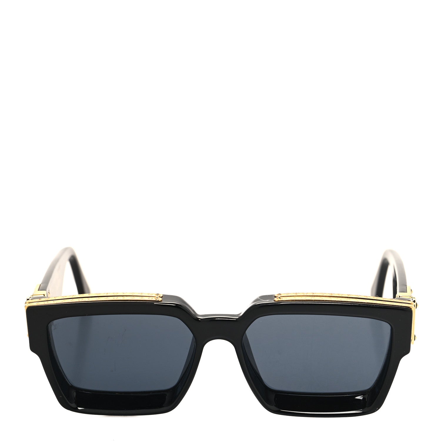 Louis Vuitton Acetate 1.1 Millionaires Sunglasses Z1165E Black 2 of 7