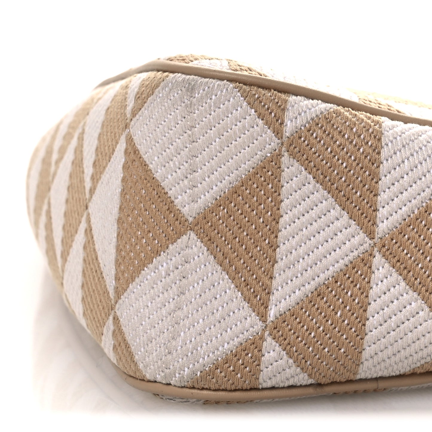 Jacquard Triangolo Symbole Embroidered Mini Triangle Bag Corda Talco