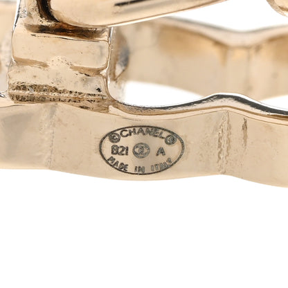 Chanel Metal CC Hair Clip Barrette Gold 3 of 3