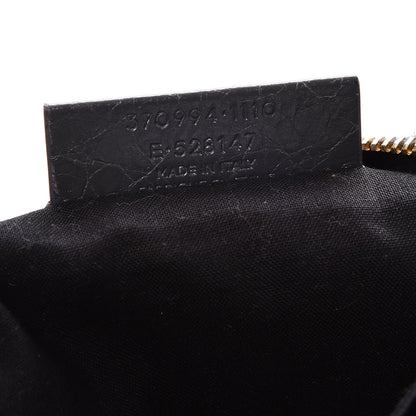 Balenciaga Agneau Giant 12 Gold Hardware Pouch Clutch Gris Fossile 6 of 7