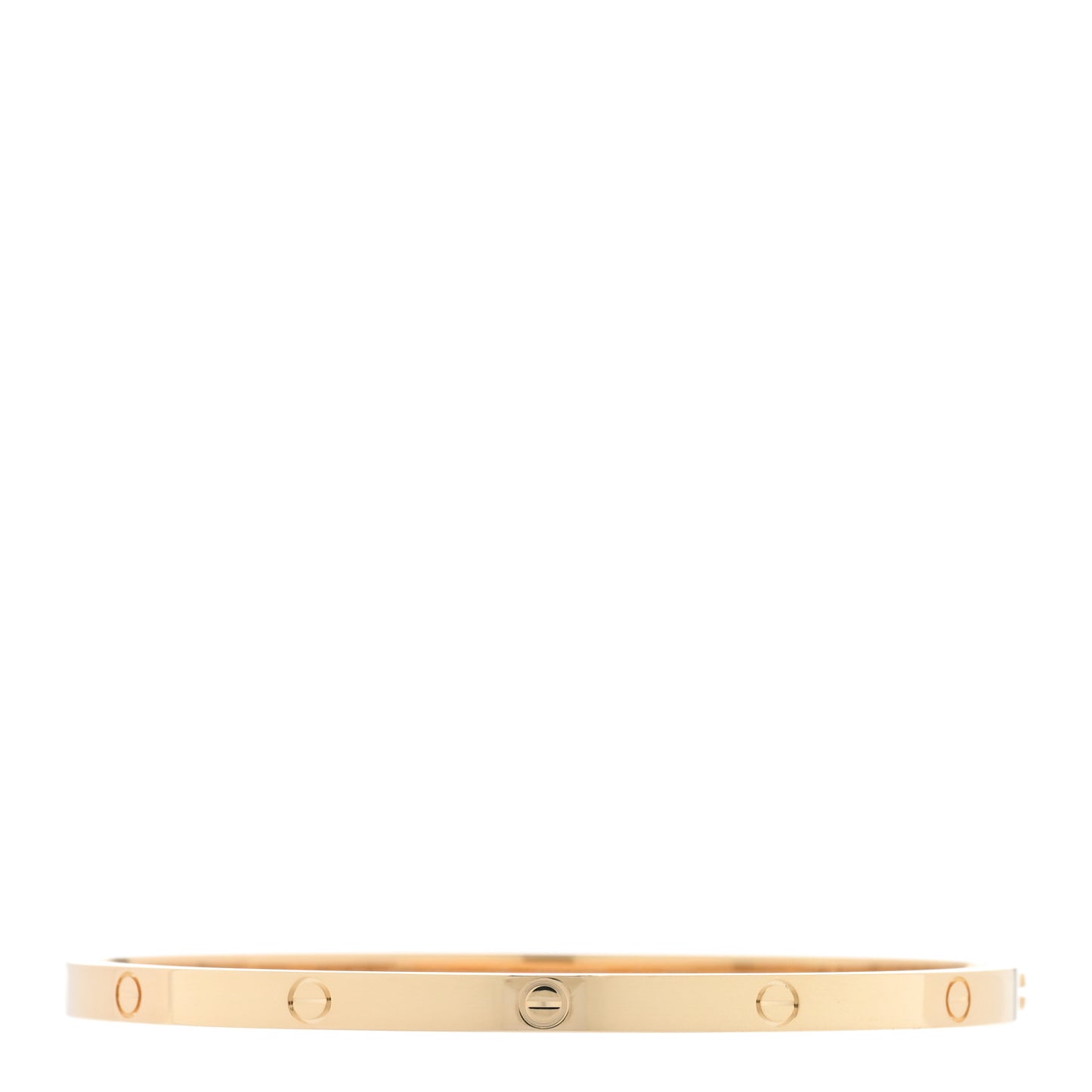 18K Yellow Gold Small LOVE Bracelet 17