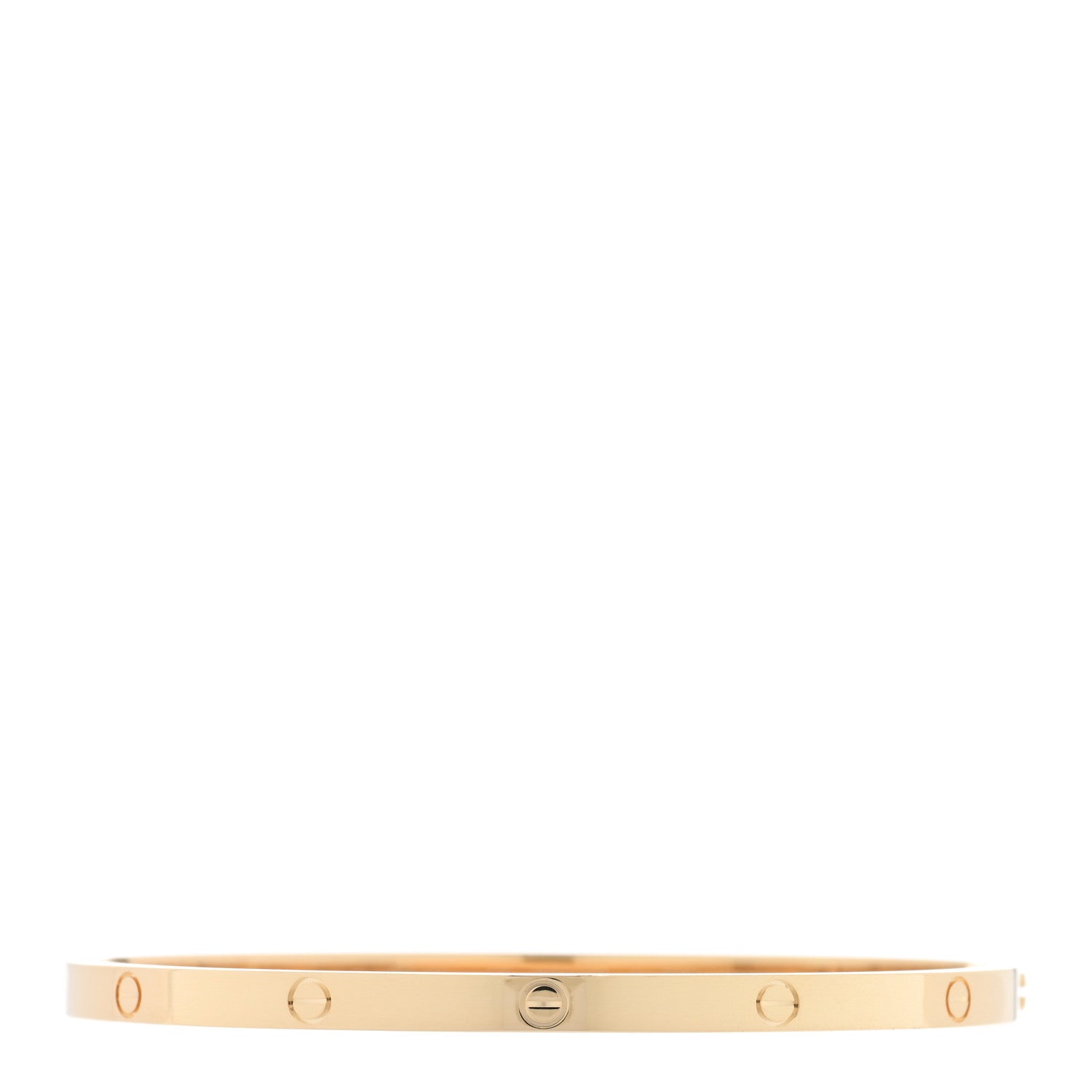 Cartier 18K Yellow Gold Small LOVE Bracelet 17 1 of 8
