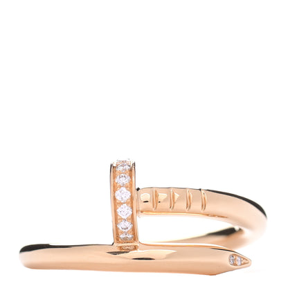 Cartier 18K Yellow Gold Diamond Juste Un Clou Ring 54 7 1 of 5