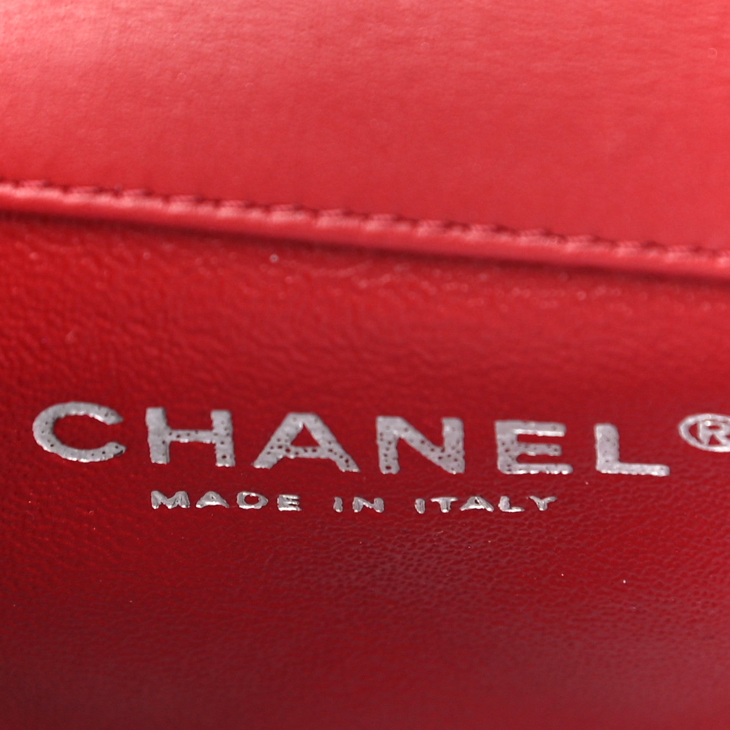 Chanel Patent Calfskin Quilted Extra Mini Rectangular Flap Red 6 of 11