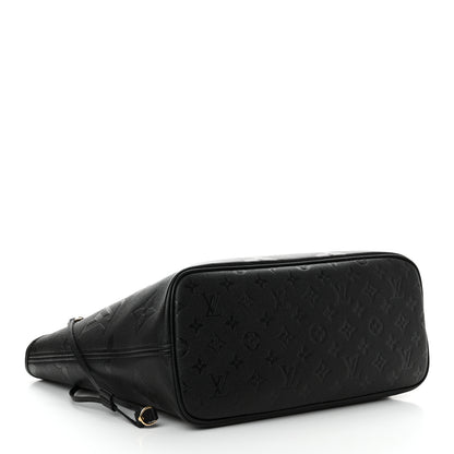 Louis Vuitton Empreinte Monogram Giant Neverfull MM Black 5 of 10